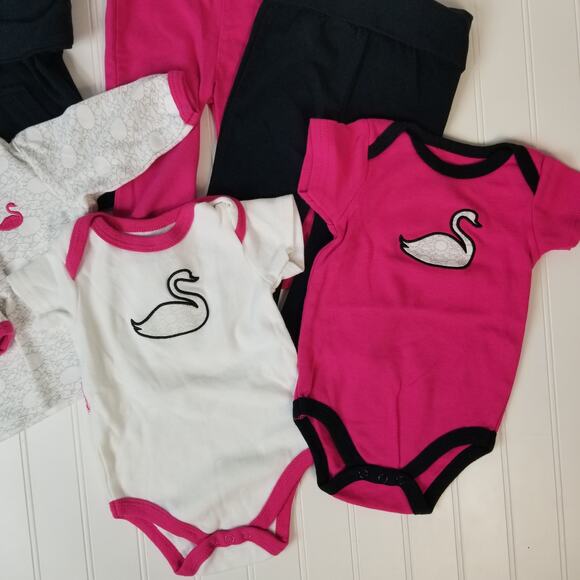 Yoga Sprout Bundle 3-6M Onesies Pants Zip Up - Picture 2 of 8